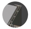 Integrated Casing Trim top